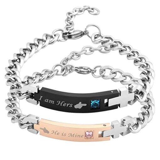 CoupleStar I am Hers He is Mine Bracelets