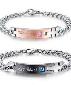 CoupleStar His Beauty Her Beast Bracelets [Set of 2]