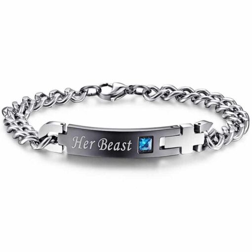 CoupleStar His Beauty Her Beast Bracelets [Set of 2]