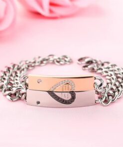 CoupleStar Couple Bracelets With Wish Love and Happiness Bracelets