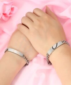 CoupleStar Couples Matching Heart Real Love Bracelets