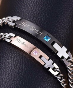 CoupleStar Relationship Bracelets, His and Hers Bracelets [Set of 2]