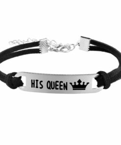 CoupleStar Her King His Queen Rope Chain Bracelets