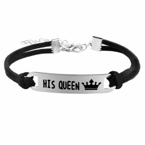 CoupleStar Her King His Queen Rope Chain Bracelets