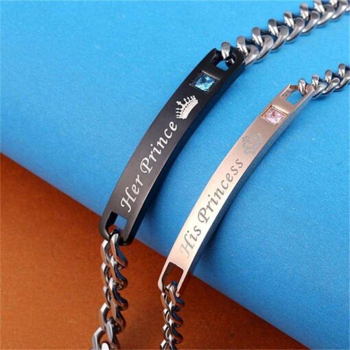 CoupleStar Relationship Bracelets, His and Hers Bracelets [Set of 2]