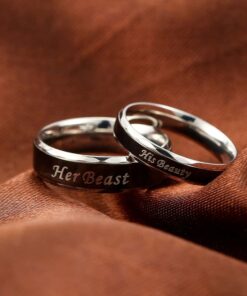 CoupleStar His Beauty Her Beast Rings