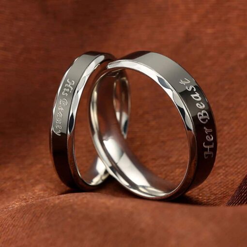 CoupleStar His Beauty Her Beast Rings