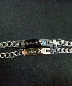 CoupleStar His Doe Her Buck Couple Bracelets [Set of 2]