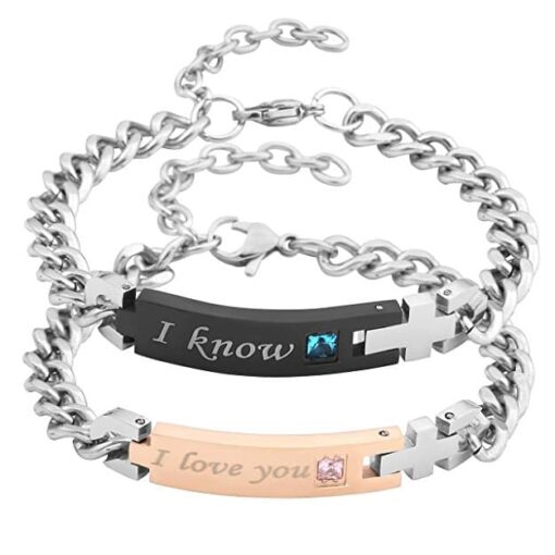 CoupleStar I Love You I Know Bracelets