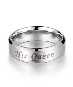 CoupleStar His Queen Her King Promise Rings