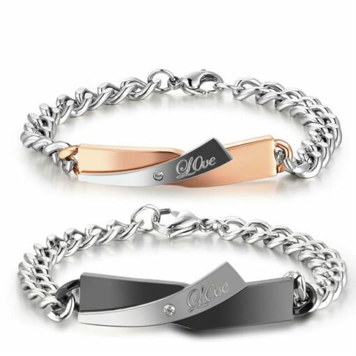 CoupleStar Personalized Love Couple Bracelets