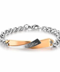 CoupleStar Personalized Love Couple Bracelets