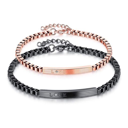 CoupleStar Stainless Steel LOVE Bracelets