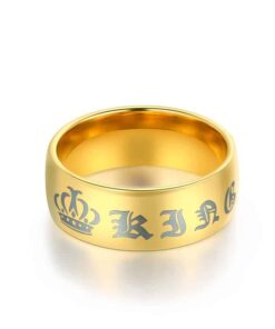 CoupleStar King and Queen Wedding Band Set Ring