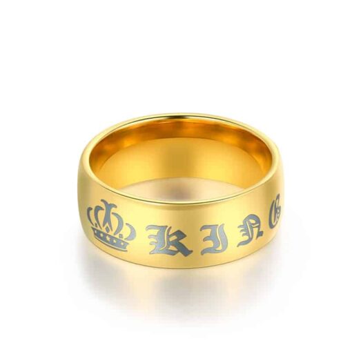 CoupleStar King and Queen Wedding Band Set Ring