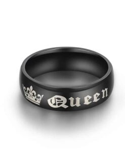 CoupleStar King and Queen Wedding Band Set Ring