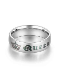 CoupleStar King and Queen Wedding Band Set Ring