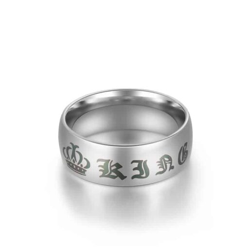 CoupleStar King and Queen Wedding Band Set Ring