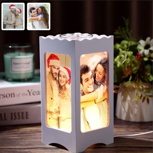 CoupleStar Custom Ambient Night Lamp with Four Pictures