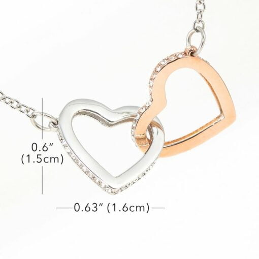 CoupleStar HUSBAND TO WIFE- INTERLOCKING HEART NECKLACE