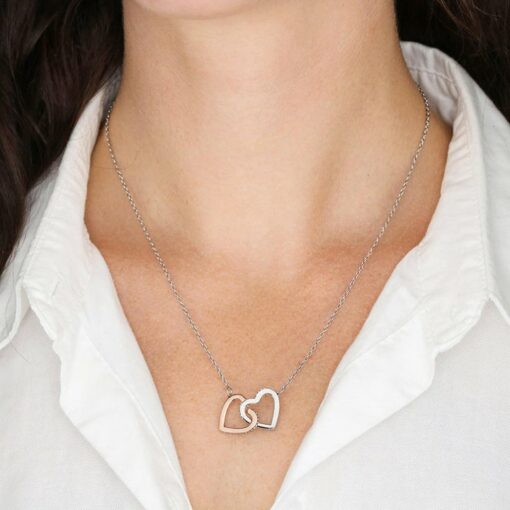 CoupleStar HUSBAND TO WIFE- INTERLOCKING HEART NECKLACE