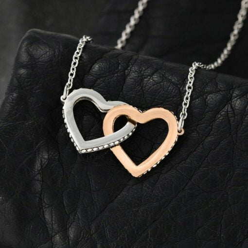 CoupleStar HUSBAND TO WIFE- INTERLOCKING HEART NECKLACE