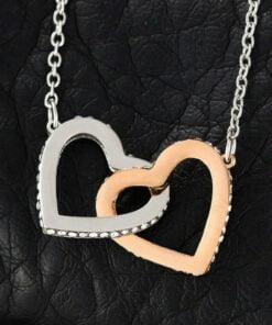 CoupleStar HUSBAND TO WIFE- INTERLOCKING HEART NECKLACE