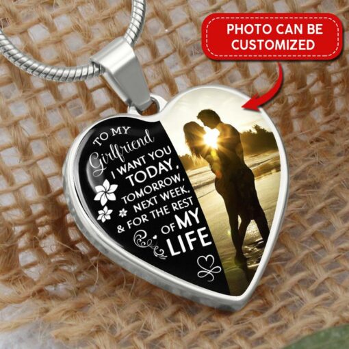 CoupleStar Personalized Necklace Gift For Wife & Girlfriend -Personalized Photo