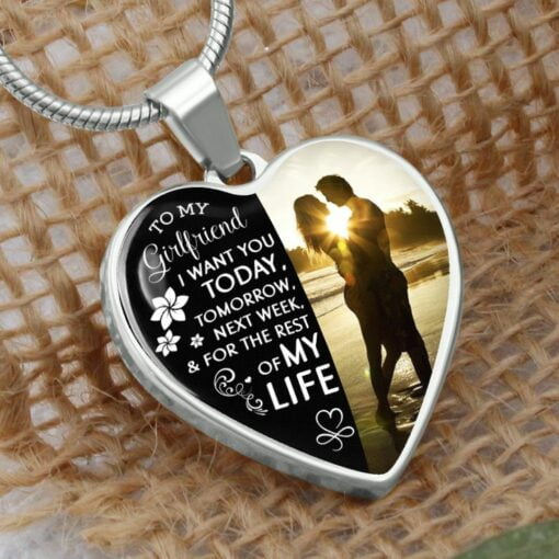 CoupleStar Personalized Necklace Gift For Wife & Girlfriend -Personalized Photo