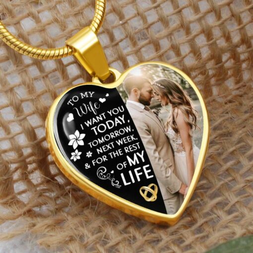 CoupleStar Personalized Necklace Gift For Wife & Girlfriend -Personalized Photo