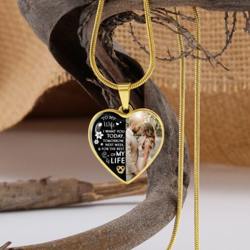 CoupleStar Personalized Necklace Gift For Wife & Girlfriend -Personalized Photo